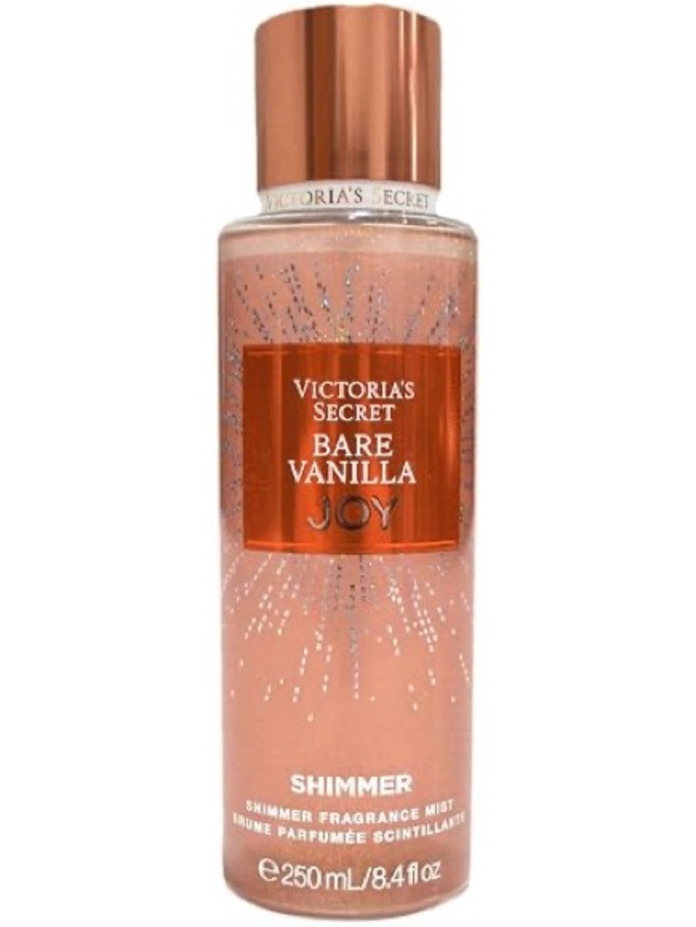 Victoria's Secret Bare Vanilla Joy Shimmer Fragrance Mist - 8oz full size